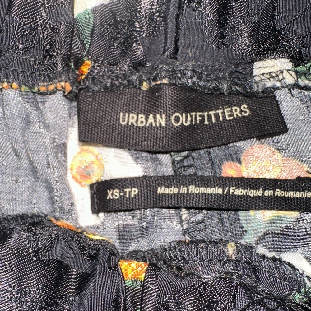 Urban Outfitters by free people Side Striped Satin flower wide leg Track Pants - Picture 10 of 10